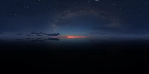 Colorful Peaceful Night Sky