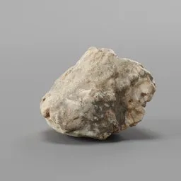"Photorealistic 3D model of a rock with a hole using photogrammetry techniques. Textured in high resolution and suitable for use in Blender 3D. Perfect for creating realistic environmental elements in your projects."