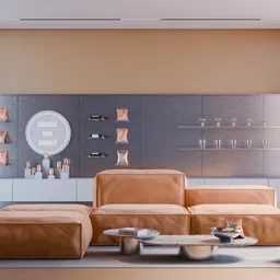 Modern home theater - cinema living room