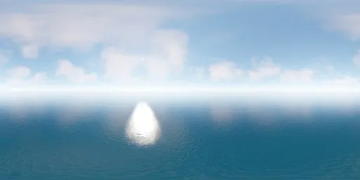 Sunny Ocean Horizon Sky HDRI