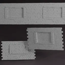 Stone Wall+Shelf