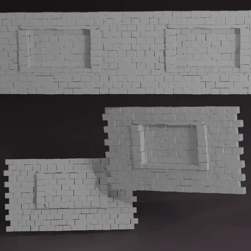 Stone Wall+Shelf