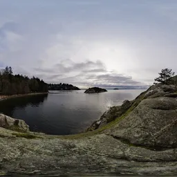 Rocky Shore on Ocean Coast