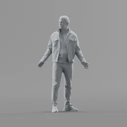 Lowpoly Male Standing
