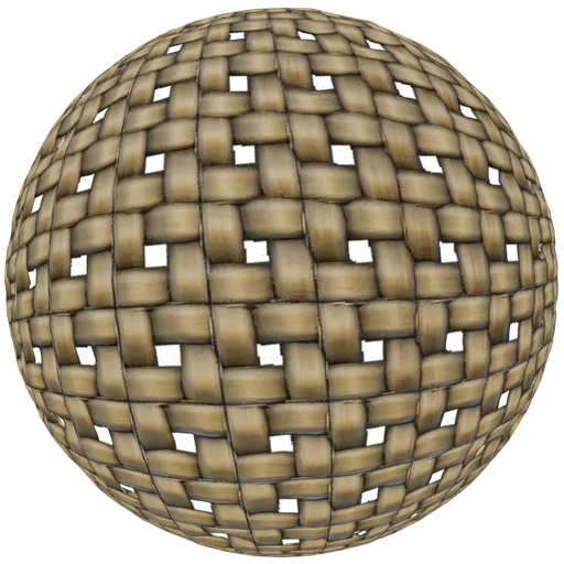 Wicker texture interlocking