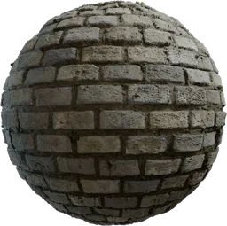 Realistic PBR brick texture for 3D modeling in Blender, created by Rob Tuytel.