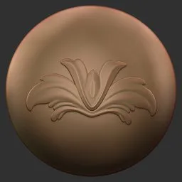 Layered Petal Rosette Ornament