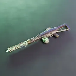 Alien Sci Fi Beam Rifle Gun