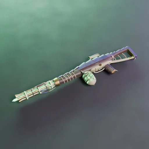 Alien Sci Fi Beam Rifle Gun