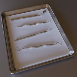 Dental Tools on Tray