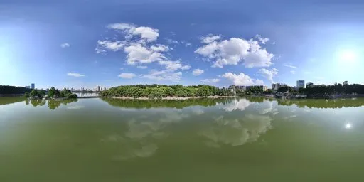 Green Lake Bluesky Cloud