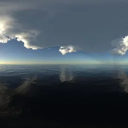 Highsky bluesea lake Sunset