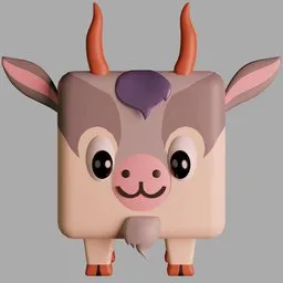 Goat Cube animal