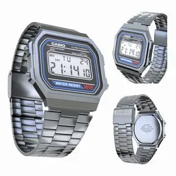 Classic Casio Watch Silver