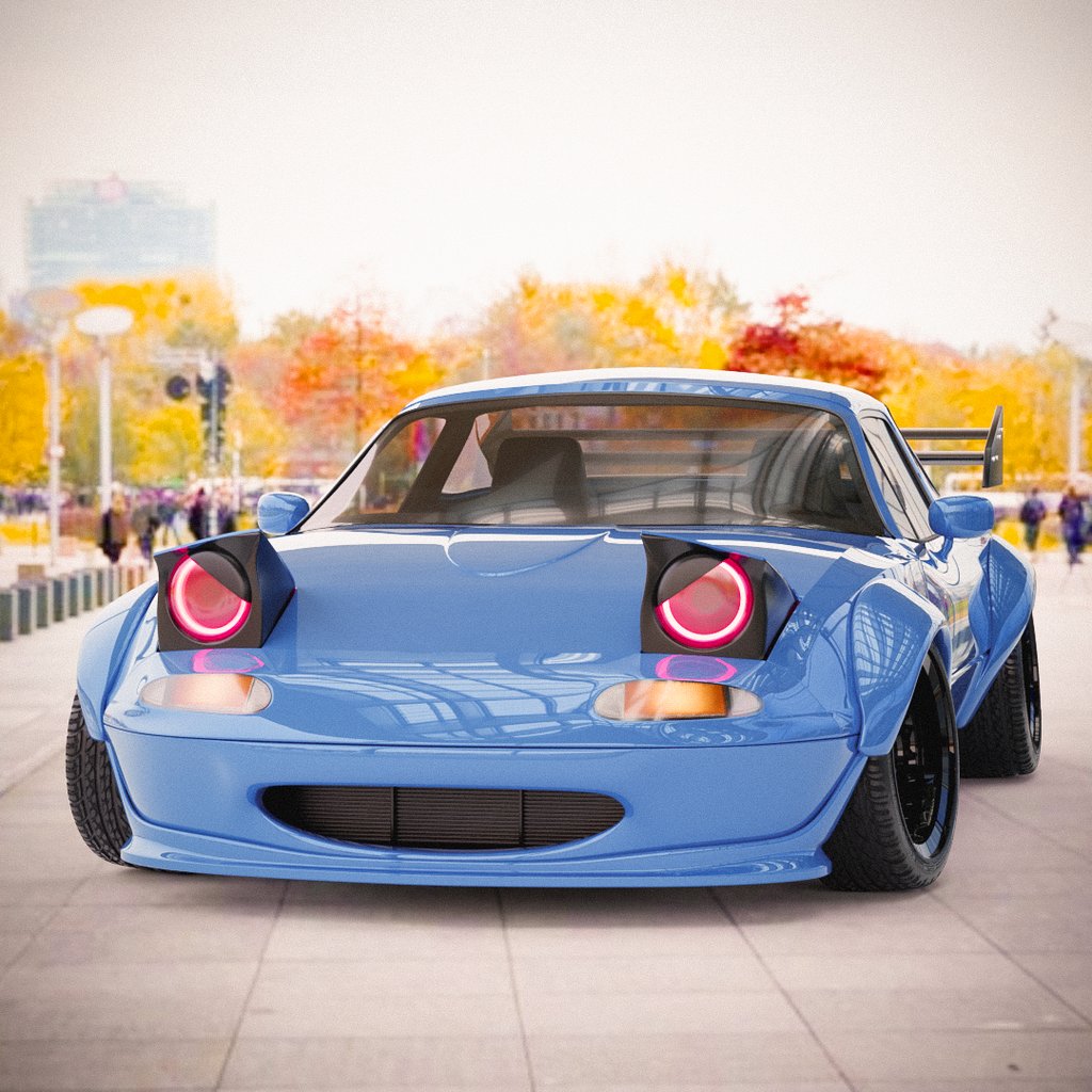 Mazda Miata MX five(customized) | Modern Cars models | BlenderKit