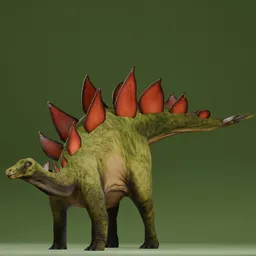 Stegosaurus Rigged