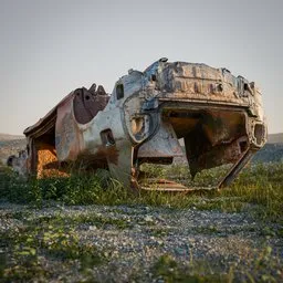Wrecked Rusted Car – Photogrammetry Scan