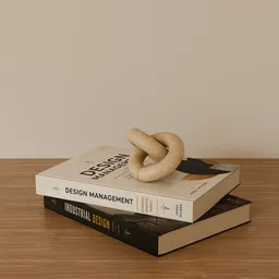 Design Books with Knot Sculpture
