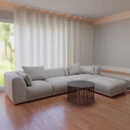 White Modular Sofa