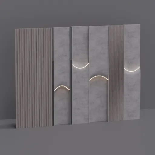 Concrete Wall Panel with Wood