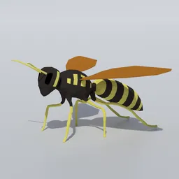 Low Poly Hornet