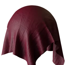 Checkered red fabric