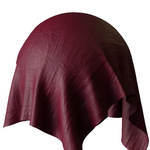 Checkered red fabric