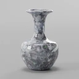 Volga Blue Granite Vase
