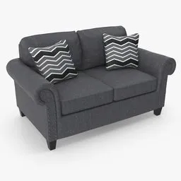 Grey Loveseat