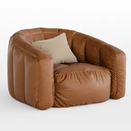 Boulder Leather Armchair