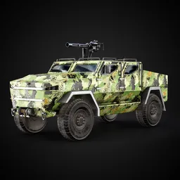 EM Military Vehicle | Rigged |