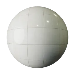 Seamless PBR texture of a light beige ceramic material for 3D modeling in Blender and other applications.