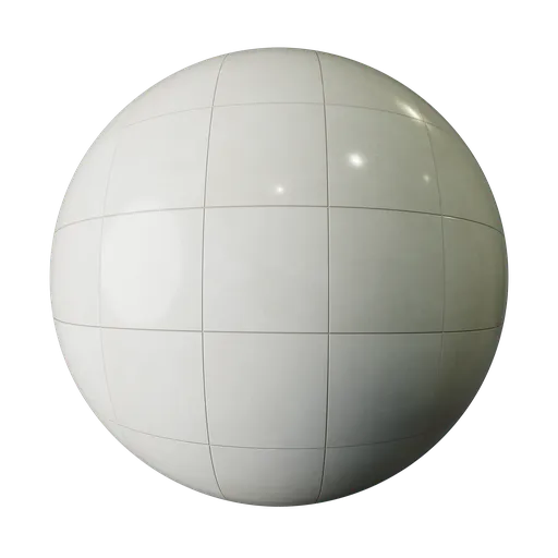 Seamless PBR texture of a light beige ceramic material for 3D modeling in Blender and other applications.