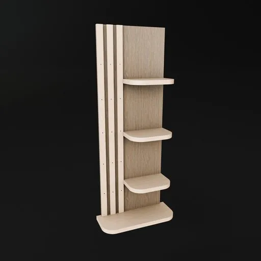 Slatted Wall Shelf