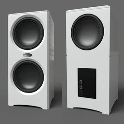 H-Fi Subwoofer White