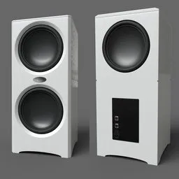 H-Fi Subwoofer White