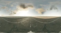 Open Road Sunset Sky