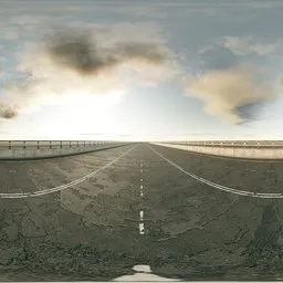 Open Road Sunset Sky