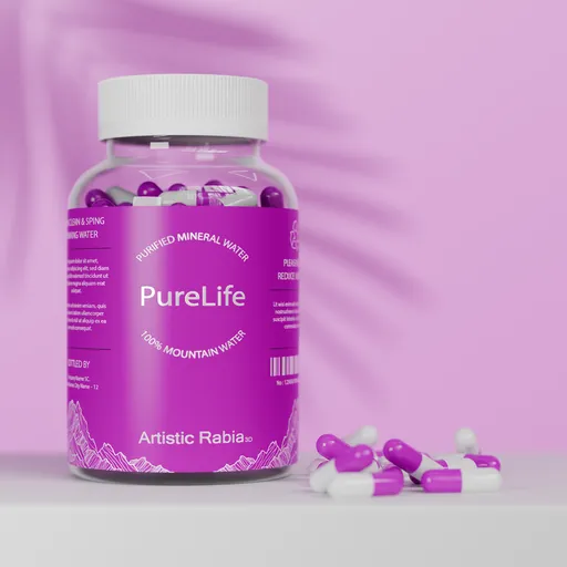 Supplement Capsule Bottle