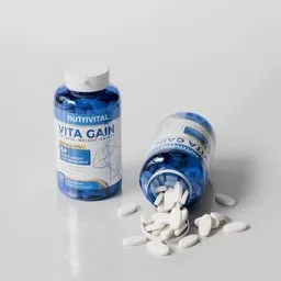 Supplement Bottles Studio Scene