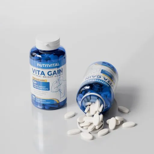 Supplement Bottles Studio Scene