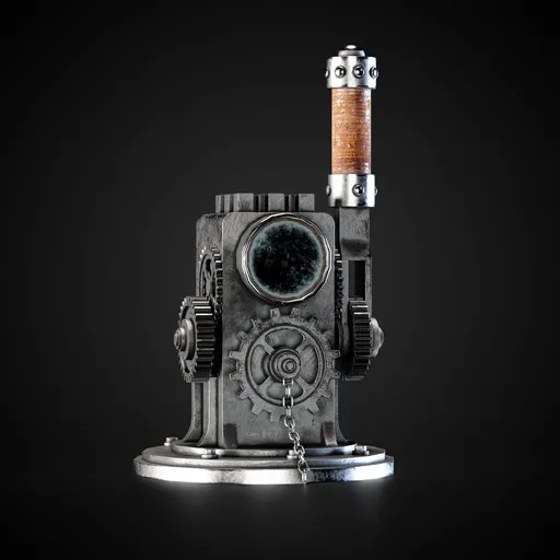 Mechanical Lever Game-Ready + 4K Textures | BlenderKit Series
