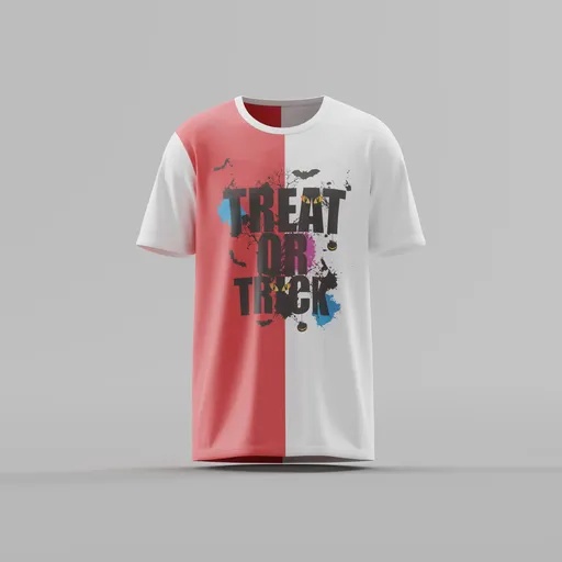 "Treat or Trick"  Halloween Tee