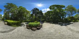 Daytime rest area on the mountain