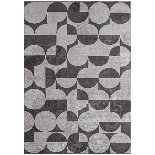 Circle Light Gray Carpet