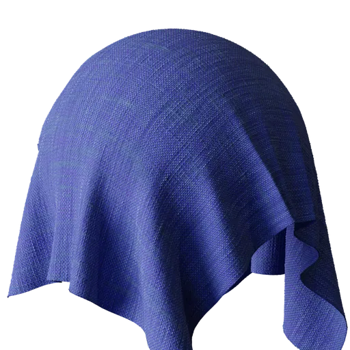 Blue Linen Fabric
