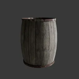 Old Wooden Barrel