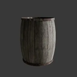 Old Wooden Barrel