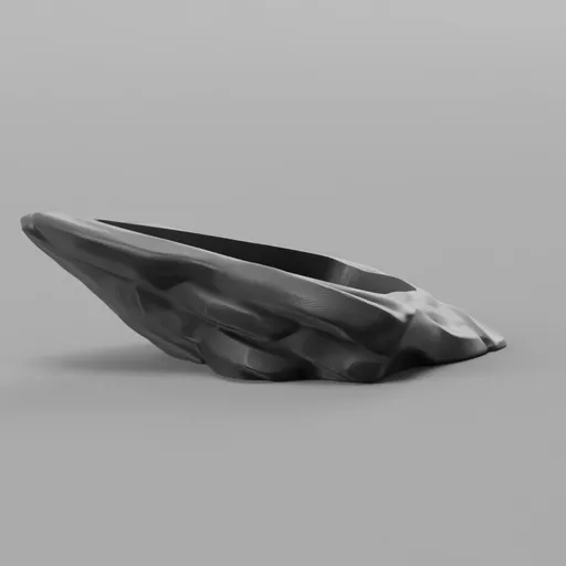 Stylized cliff planter
