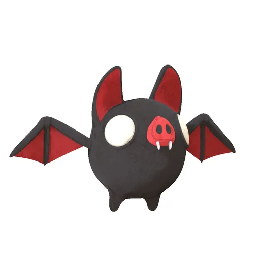 Cute Vampirebat Plushie (unrigged)